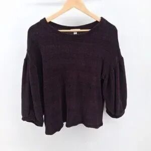 Off-the-Shoulder Black Sweater